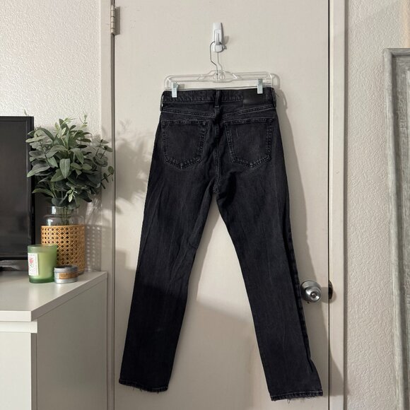 MEN'S ABERCROMBIE & FITCH Black Vintage Stretch Straight Jeans Size 29 x 30 - Picture 2 of 7